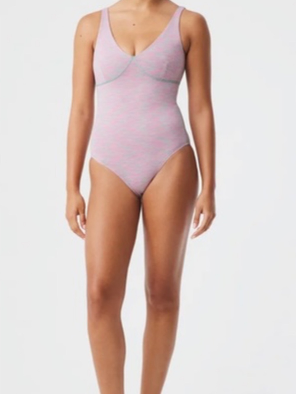 Outdoor Voices Free Form Leotard Bodysuit Size Medium M Watermelon Sugar